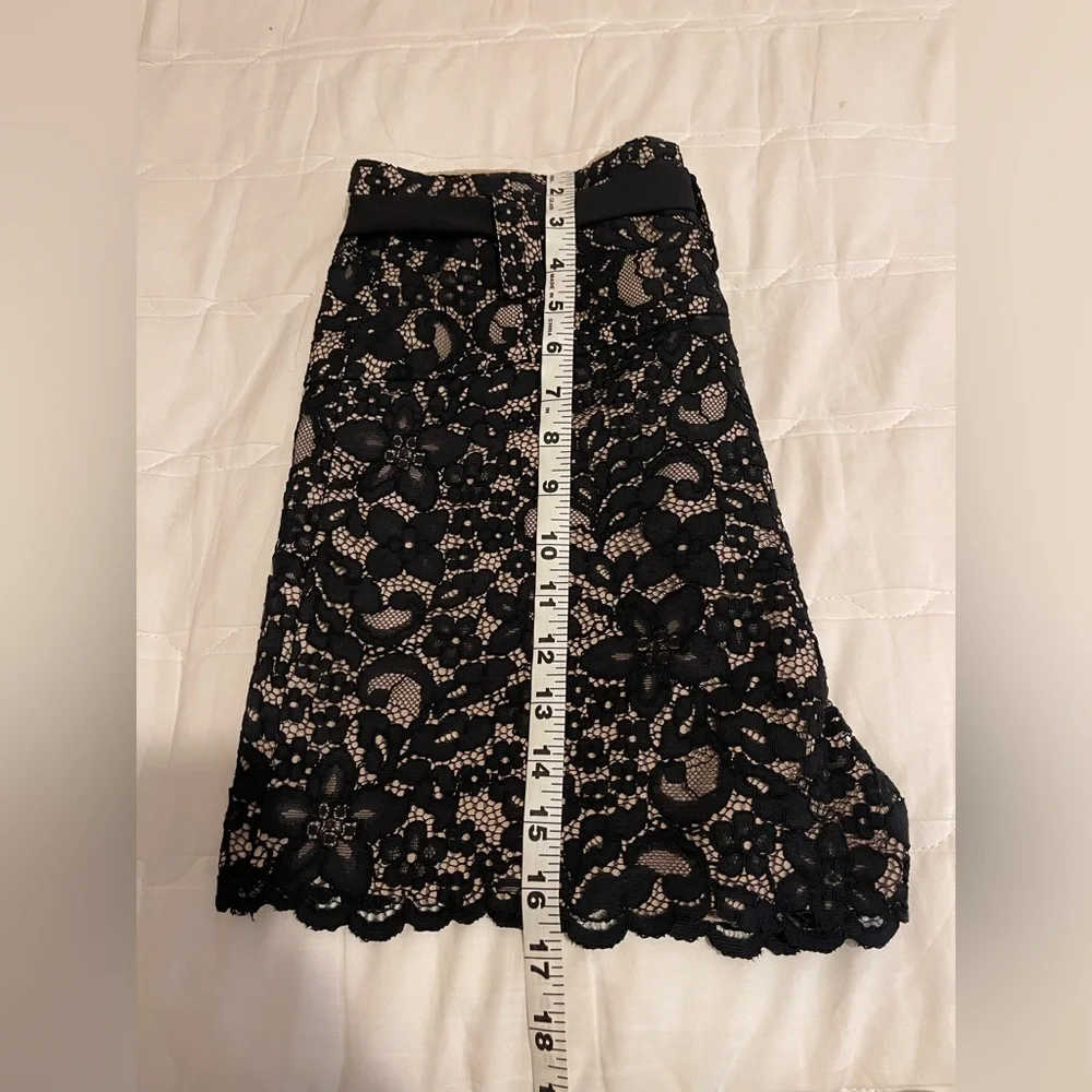 Guess by Marciano Black Floral Lace High Waist Shorts - Picture 8 of 9